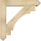 Ekena Millwork Merced Arts and Crafts Rough Sawn Bracket w/ Offset Brace, Douglas Fir, 6"W x 28"D x 28"H BKT0604X28X28MRC03RDF - alternate 4